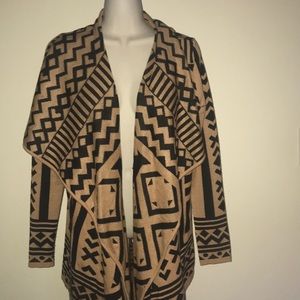 bar III Open Front Sweater Size S